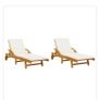 Garden Sun Loungers with cushions Image 5