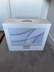 Apple iMac 24" (M1 Chip, 2021) Complete Boxed Set (Silver)