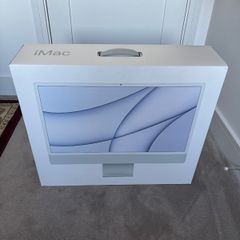 Apple iMac 24" (M1 Chip, 2021) Complete Boxed Set (Silver)