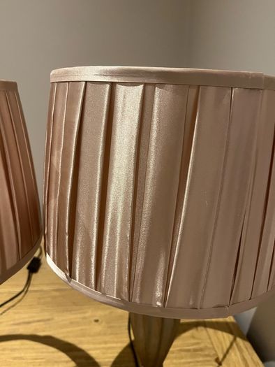Matching pair of bedside or table lamps