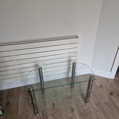 glass tv unit