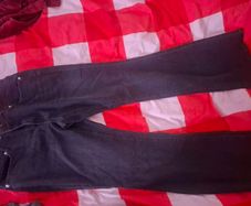 new black flared jeans