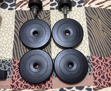 Full Body Gym Bench & Dumbbells Set