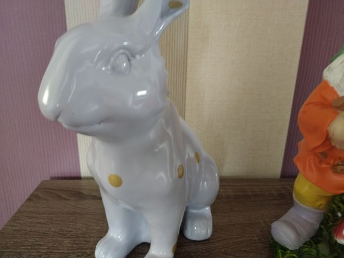 Purple Easter Rabbit Ornament