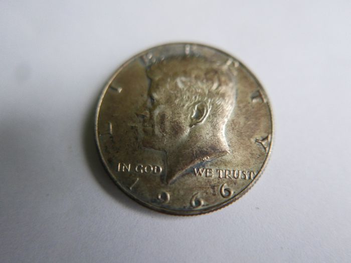 Vintage Half Dollar, Kennedy Half Dollar, 1966