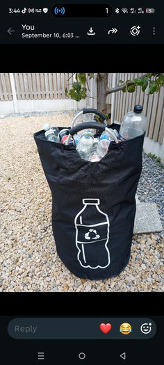 Reusable & Foldable Bottles/Cans Recycle Bag