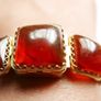 Vintage womens amber cocktail watch. Russian Watch Ladies CHAIKA Image 4
