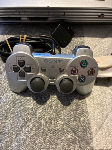 Silver PS2 Console