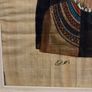 Egyptian Papyrus Painting Framed Queen Cleopatra Profile Image 4