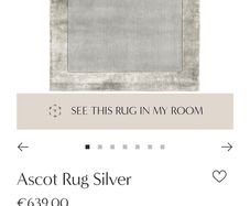 Large Asiatic Ascot Luxury Wool Rug