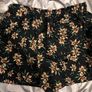 Massimo Dutti Men swim Shorts Black Floral Nylon Blend Lined Beach Trunk size xl Image 4