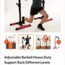Barbell support rack adjustable Image 2