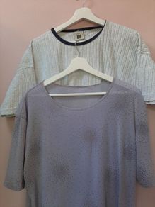 2 short sleeves tops