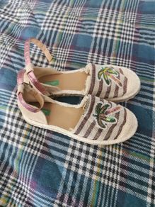 girls benetton espadrille size32/13