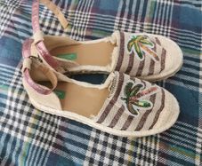 girls benetton espadrille size32/13