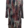 Changes Red White Blue Stretch Tunic Top Pockets Beaded Neckline Uk 14 Image 4