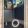 LED Bathroom Mirror Antifog Bluetooth Speakers Makeup zoom x5 Dual LED Touch Switch Image 3