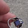 Stunning Art Deco Blue Chalcedony Ring Image 7
