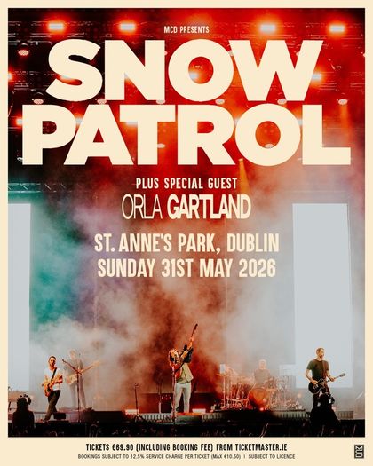 Snow Patrol Sunday 31st May