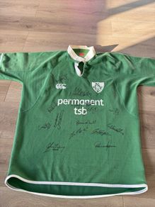 ireland rugby jersey signed