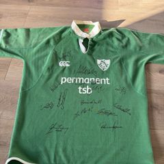 ireland rugby jersey signed
