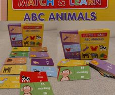 Match & Learn Abc Animals Educational Puzzle Game