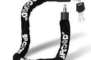 Bike Lock with 3 Keys - 90 cm with 6 mm Steel Chain, Anti-Theft High Security Bicycle Chain Lock with Waterproof Cover for Bicycle, E-Bike, MTB, Motorcycle