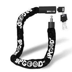 Bike Lock with 3 Keys - 90 cm with 6 mm Steel Chain, Anti-Theft High Security Bicycle Chain Lock with Waterproof Cover for Bicycle, E-Bike, MTB, Motorcycle