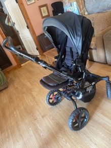 buggy with rain cover
