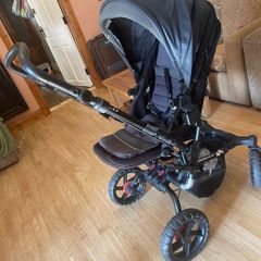 buggy with rain cover