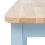 5 Piece Dining Set Solid Rubber Wood Grey and Brown Image 10