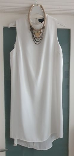 TOPSHOP white dress Sz 12