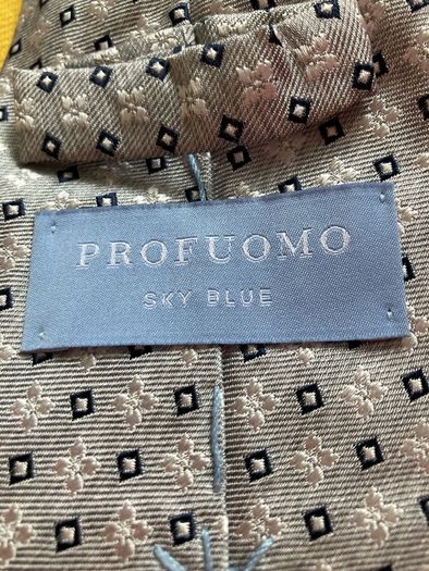 Profuomo Sky Blue silk tie