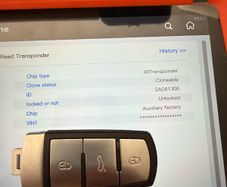 VW Passat key