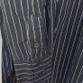 Black and White pinstriped Divided by H&M Collared Shirt Image 3