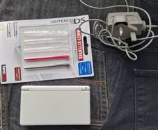 Nintendo DS Lite and 12 games, Crash Bandicoot, Mario, Zelda