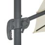Cantilever Umbrella with Aluminium Pole 300x300 cm Sand Image 7