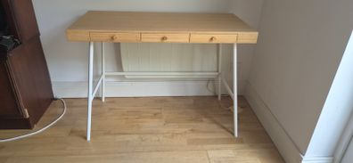 IKEA desk with bamboo top