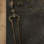 Brass antique fireplace items Image 3