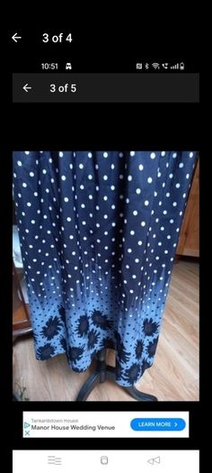 Ladies dress black lined lace top and decorated bottom half, new never worn.