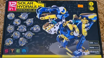 12 in 1 - Solar Hydraulic Construction Kit