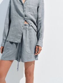 Zara linen shorts brand new