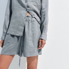 Zara linen shorts brand new