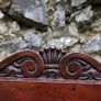 Georgian mahogany firescreen, with sliding panels Image 4
