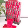 Vintage Large PTMD Red and Black Vase / Pot with Lid Image 2