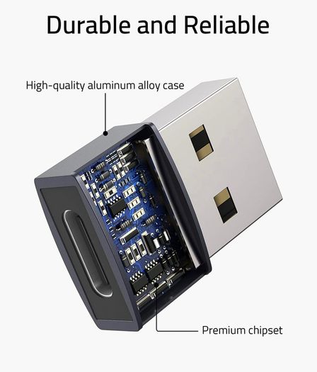 USB C Female to USB Male Adapter Pack of 3[Aluminum Shell, High Stability] Type C to USB A Converter Compatible with iPhone 14/13 Plus Pro Apple Watch Series 8 Ultra AirPods Pro CarPlay, etc.