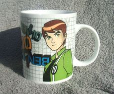 BEN 10 ALIEN FORCE (Cartoon Network) - a merchandise ceramic mug (c.2008)