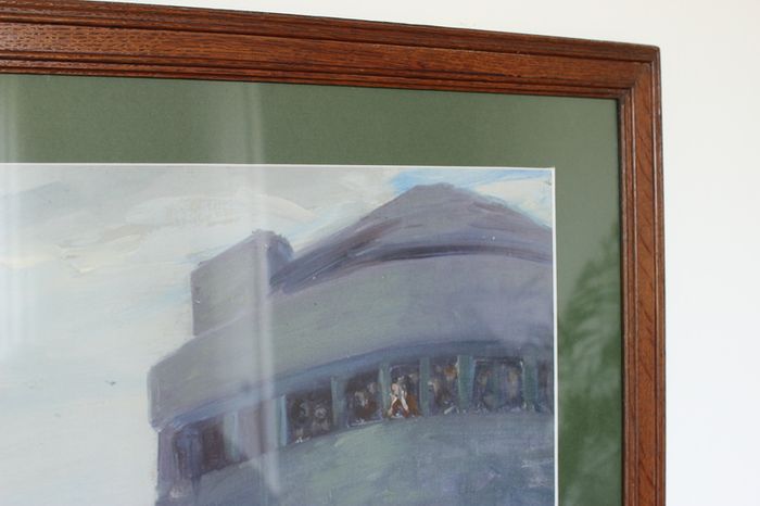 Large Jack B. Yeats Print in Vintage Frame