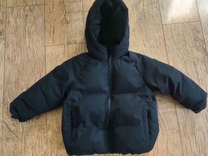 ZARA Boys Winter Jacket (Black, Size 104cm / 3-4 Years)