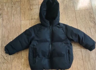 ZARA Boys Winter Jacket (Black, Size 104cm / 3-4 Years)